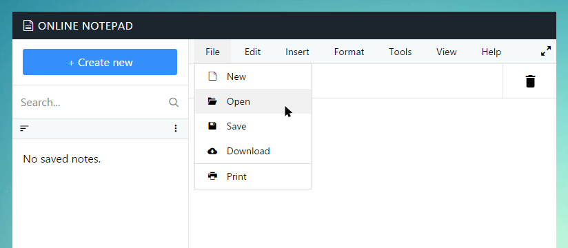 Open text file in Payseo